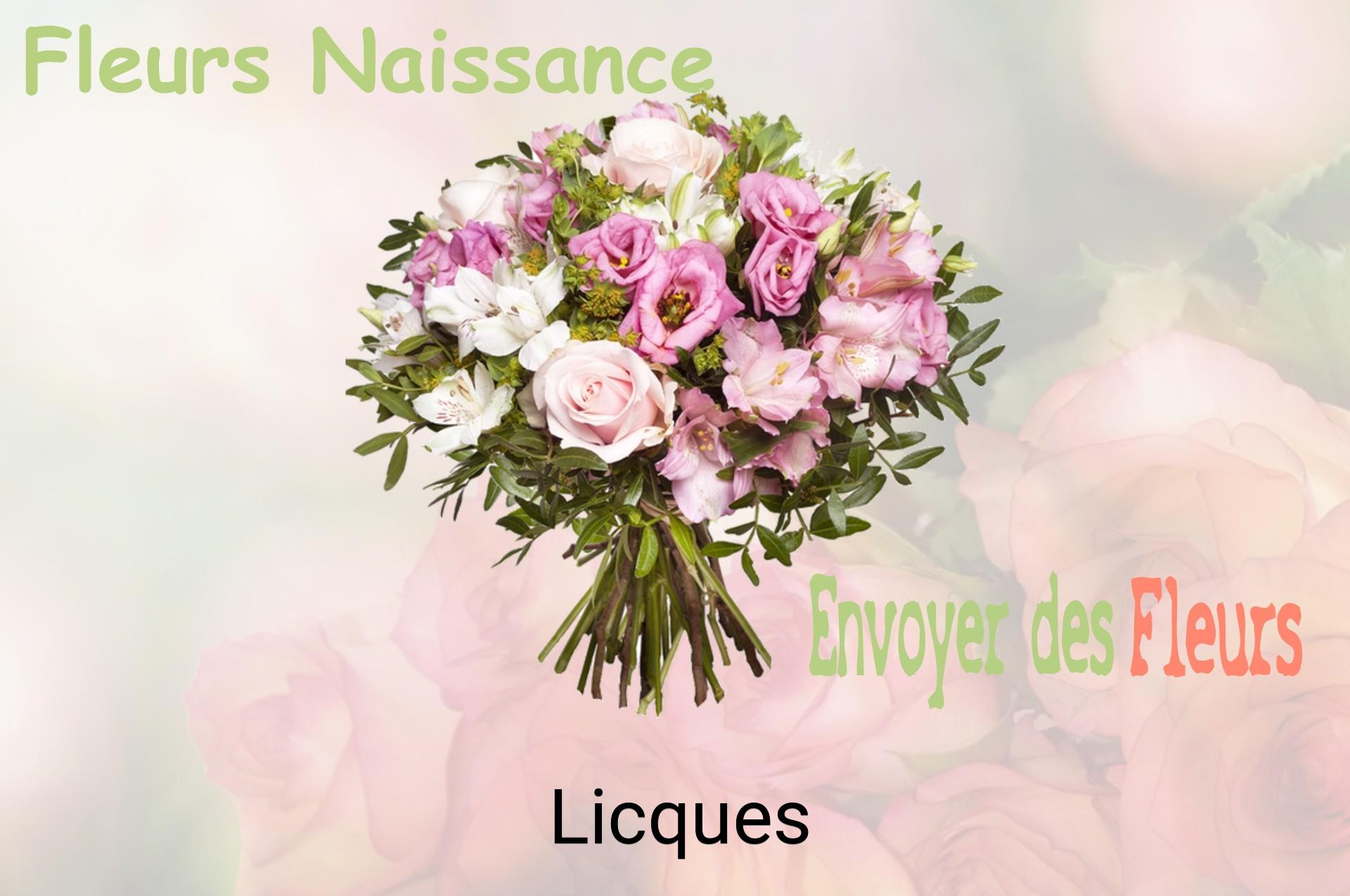 Bouquet de fleurs de naissance livré à Licques